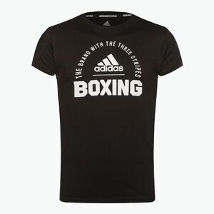 Férfi adidas Boxing póló fekete/fehér kép