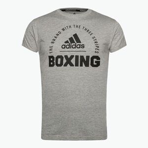 Férfi adidas Boxing póló közepes szürke/fekete színű kép