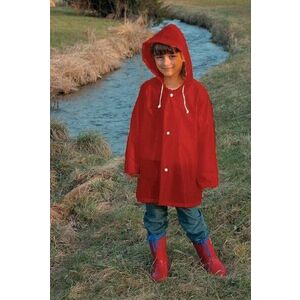 Doppler Kapucnis gyerek esőkabát, 140, piros kép