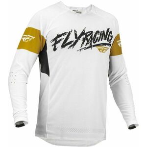 Fly Racing dres Evolution DST, 2023 bílá/zlatá/černá kép
