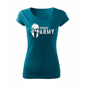 DRAGOWA női póló spartan army, petrol blue 150g/m2 kép