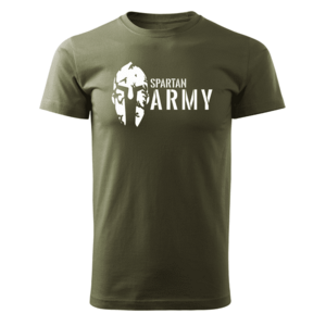 DRAGOWA rövid póló spartan army, oliva 160g/m2 kép