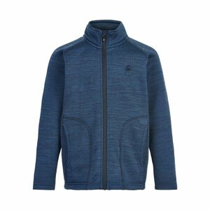 COLOR KIDS-BOYS Fleece jacket, melange, dark blue Kék 128 kép