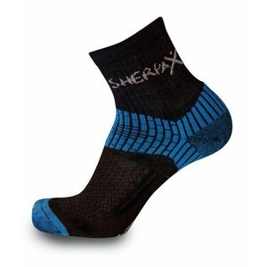 SherpaX /Apasox Misti vékony zokni fekete-kék kép
