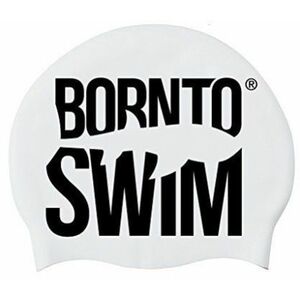 úszósapka borntoswim classic silicone fekete/fehér kép