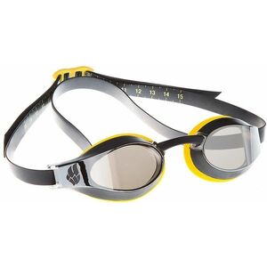 úszószemüveg mad wave x-look mirror racing goggles sárga kép