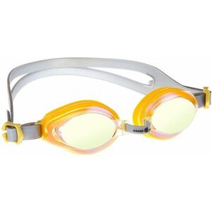 Gyermek úszószemüveg mad wave aqua rainbow goggles junior sárga kép