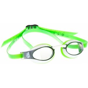 úszószemüveg mad wave x-look racing goggles zöld kép