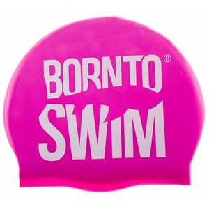 úszósapka borntoswim classic silicone rózsaszín/fehér kép