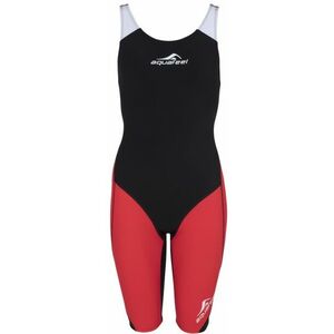 Női verseny úszódressz aquafeel n2k openback i-nov racing black/red kép