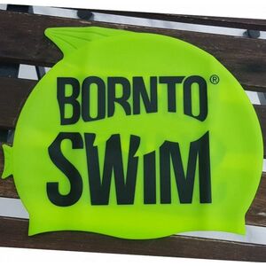 Gyermek úszósapka borntoswim guppy junior swim cap zöld kép
