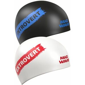 Mad wave introvert reversible swim cap fekete/fehér kép