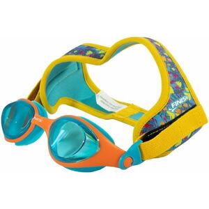úszószemüveg finis dragonflys goggles kék/narancssárga kép