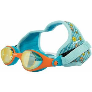 úszószemüveg finis dragonflys goggles mirror kék/narancssárga kép