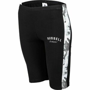 Russell Athletic BIKE PRINT SHORT Női rövidnadrág, fekete, veľkosť M kép