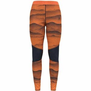 Odlo BL BOTTOM LONG WHISTLER ECO Női funkcionális leggings, narancssárga, méret kép