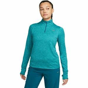 Nike SWIFT ELMNT DF UV HZ TOP Női pulóver edzéshez, türkiz, méret kép