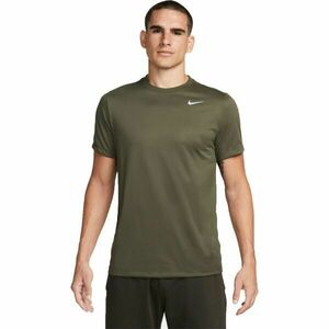 Nike DF TEE RLGD RESET Férfi póló edzéshez, khaki, méret kép