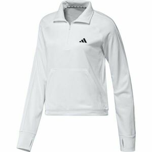 adidas GG 1/4 ZIP Női pulóver, fehér, méret kép