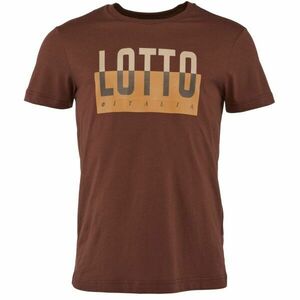 Lotto TEE ORIGINS III Férfi póló, barna, veľkosť S kép