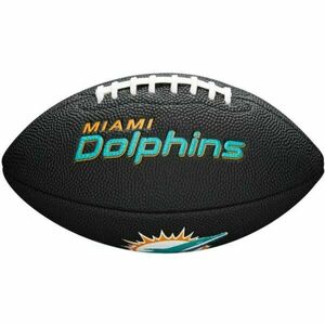 Wilson MINI NFL TEAM SOFT TOUCH FB BL MI Mini rögbi labda, fekete, veľkosť os kép