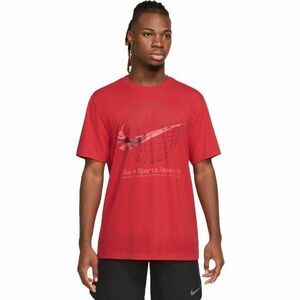 Nike DF TEE WC2 Férfi póló, piros, veľkosť S kép