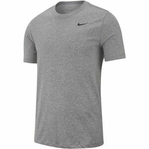 Nike DRY TEE DFC CREW SOLID M Férfi póló edzéshez, szürke, méret kép