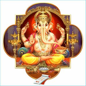 Mandala Ablakmatrica - Ganesha kép