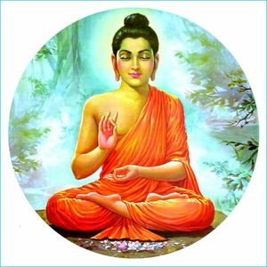 Mandala Ablakmatrica - Buddha kép