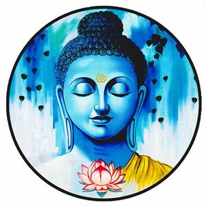Mandala Ablakmatrica - Buddha kék kép