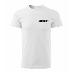 DRAGOWA feliratos póló SECURITY , fehér kép