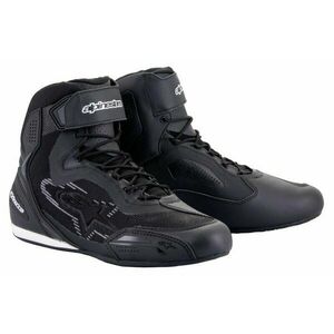 Alpinestars Faster-3 Rideknit Shoes Black/Dark Gray 43 Motoros cipők kép