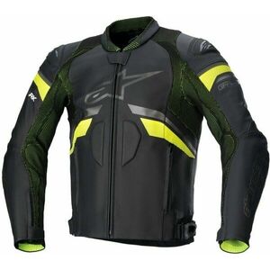 Alpinestars GP Plus R V3 Rideknit Leather Jacket Black/Yellow Fluo 48 Bőrdzseki kép