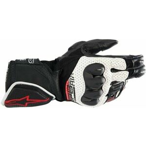 Alpinestars SP-8 V3 Air Gloves Black/White/Bright Red 3XL Motoros kesztyűk kép
