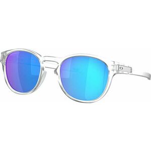Oakley Latch 92656553 Matte Clear/Prizm Sapphire Polarized L Életmód szemüveg kép