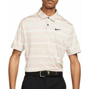 Nike Dri-Fit Tour Mens Polo Shirt Stripe Pink Oxford/Barely Rose/Black XL kép