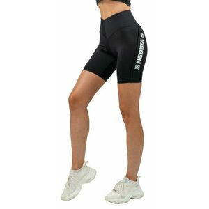 Nebbia High Waisted Biker Shorts Iconic Black M Fitness nadrág kép