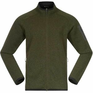 Bergans KAMPHAUG Férfi fleece pulóver, khaki, méret kép