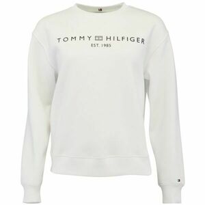 Tommy Hilfiger CHEST LOGO CREW NECK Női pulóver, fehér, veľkosť XS kép