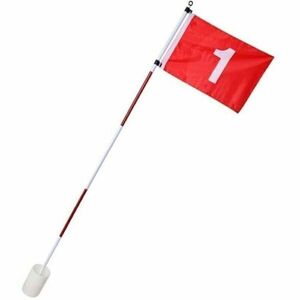 PURE 2 IMPROVE FLAG POLE SET Golf zászló, fehér, veľkosť os kép
