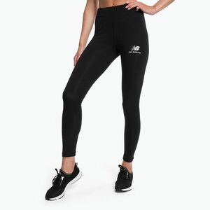 Női edző leggings New Balance Tight Essentials Stacked Logo pamut fekete NBWP31509 kép