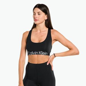 Calvin Klein Medium Support BAE fekete szépség fitness melltartó kép
