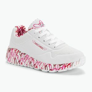 SKECHERS Uno Lite Lovely Luv fehér/piros/rózsaszín gyermek tornacipő kép