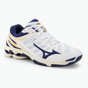 Férfi röplabda cipő Mizuno Wave Voltage fehér / kék szalag / mp arany kép