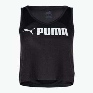 Női edzőfelső PUMA Fit Skimmer Tank puma fekete puma fekete kép