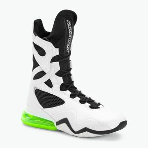 Női Nike Air Max Box cipő fehér/fekete/elektromos zöld kép