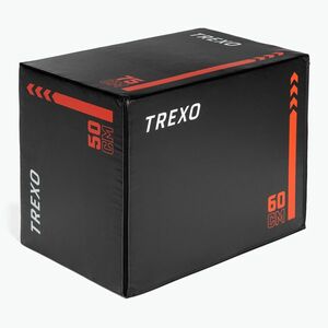 TREXO plyometric box TRX-PB30 30 kg fekete kép
