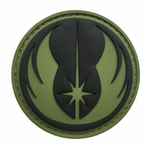 WARAGOD Jedi Order PVC rátét, zöld kép