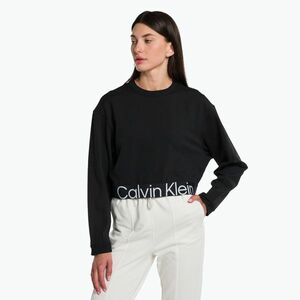 Női Calvin Klein pulóver fekete szépség pulcsi kép