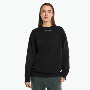 Női Calvin Klein pulóver BAE fekete szépség pulcsi kép